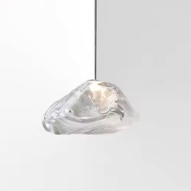 Bubble Glass Pendant Light – Minimalist Sculptural Hanging Lamp | Modern Statement Interior Lighting
