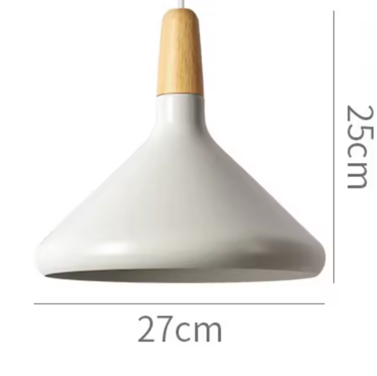 French Macaron Cone Pendant Light – Colourful Modern Hanging Lamp | Elegant Scandinavian Ceiling Lighting