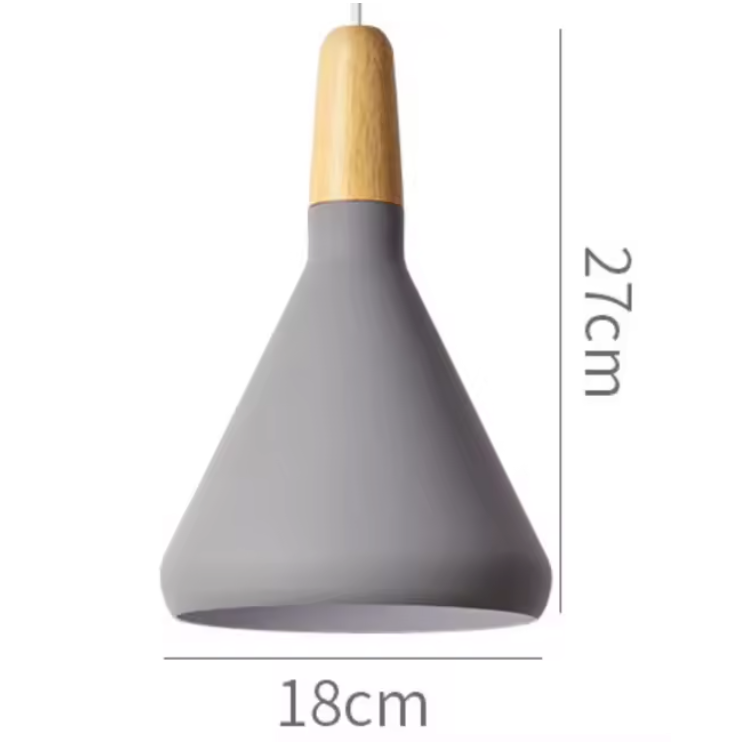 French Macaron Cone Pendant Light – Colourful Modern Hanging Lamp | Elegant Scandinavian Ceiling Lighting