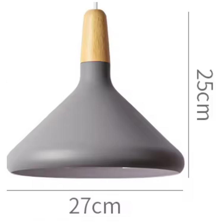 French Macaron Cone Pendant Light – Colourful Modern Hanging Lamp | Elegant Scandinavian Ceiling Lighting