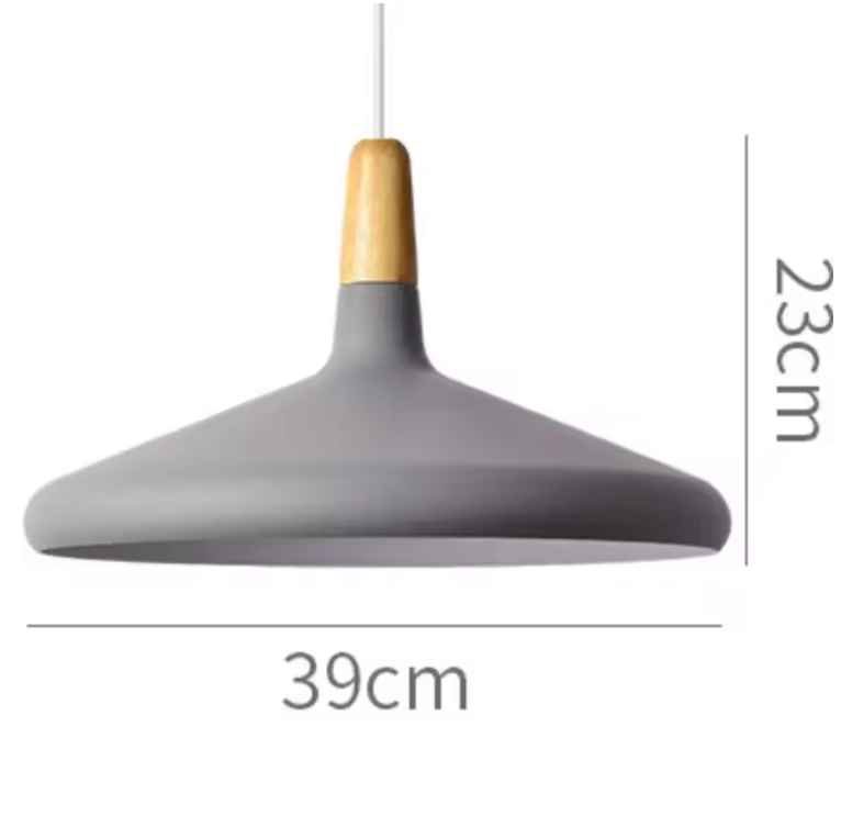 French Macaron Cone Pendant Light – Colourful Modern Hanging Lamp | Elegant Scandinavian Ceiling Lighting