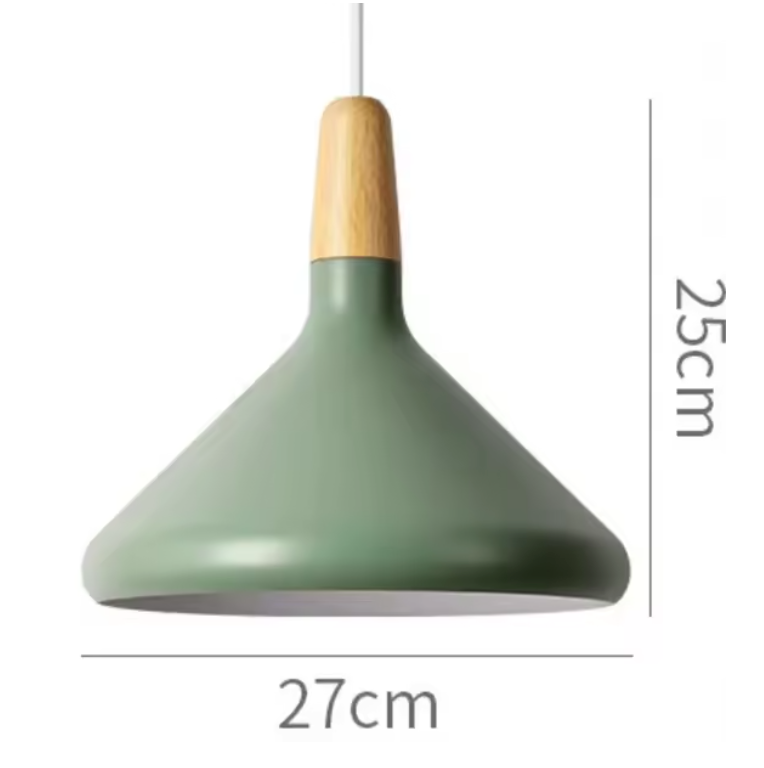 French Macaron Cone Pendant Light – Colourful Modern Hanging Lamp | Elegant Scandinavian Ceiling Lighting