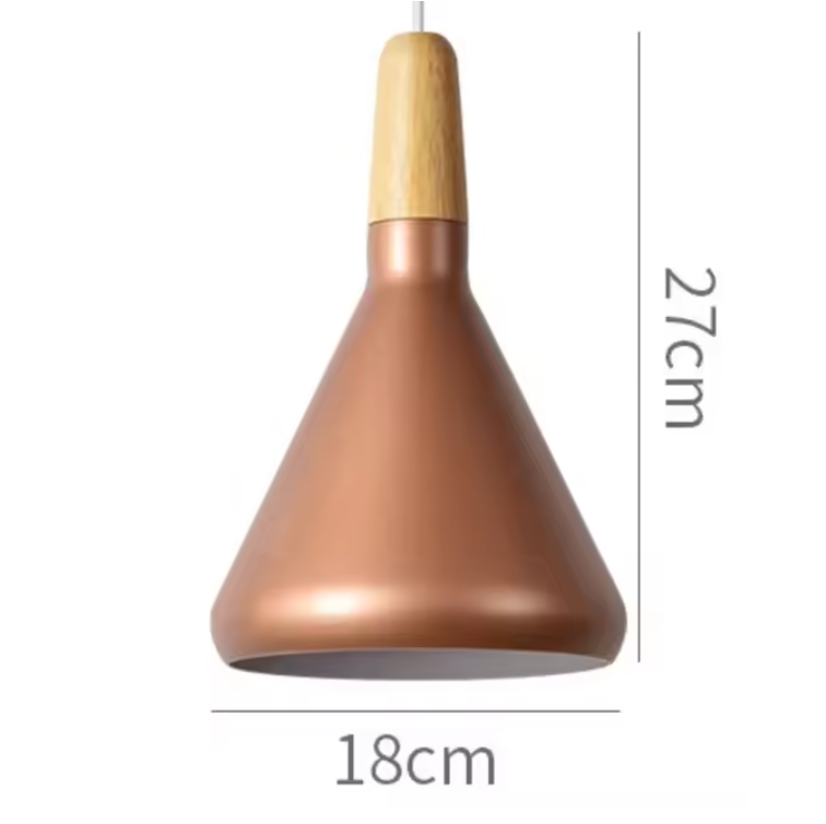 French Macaron Cone Pendant Light – Colourful Modern Hanging Lamp | Elegant Scandinavian Ceiling Lighting