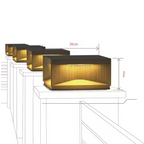 Auralis Pillar Light – Modern LED Outdoor Post Lamp | Waterproof Fence & Entrance Lighting for Exterior Spaces