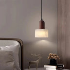 Auralith Marble Pendant Light – Wabi-Sabi Jade Stone Ceiling Lamp | Luxury LED Lighting for Refined Interiors