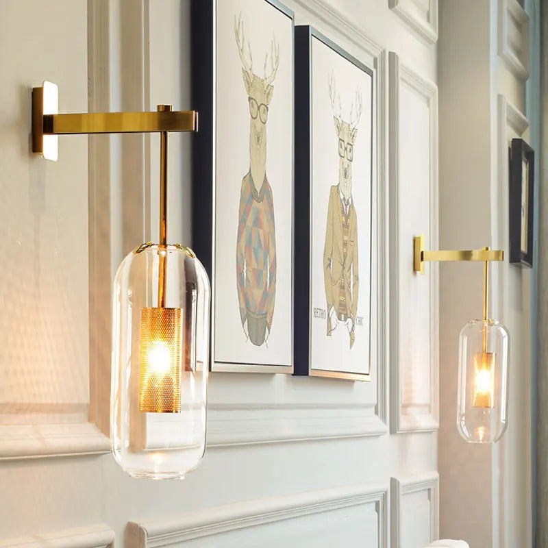 Nordic Textured LED Wall Light – Postmodern Luxury Wall Sconce | Elegant Ambient Interior Lighting