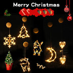 SantaGlow LED Window Light – Santa Claus Suction Cup Decoration | Festive Christmas Window Lamp