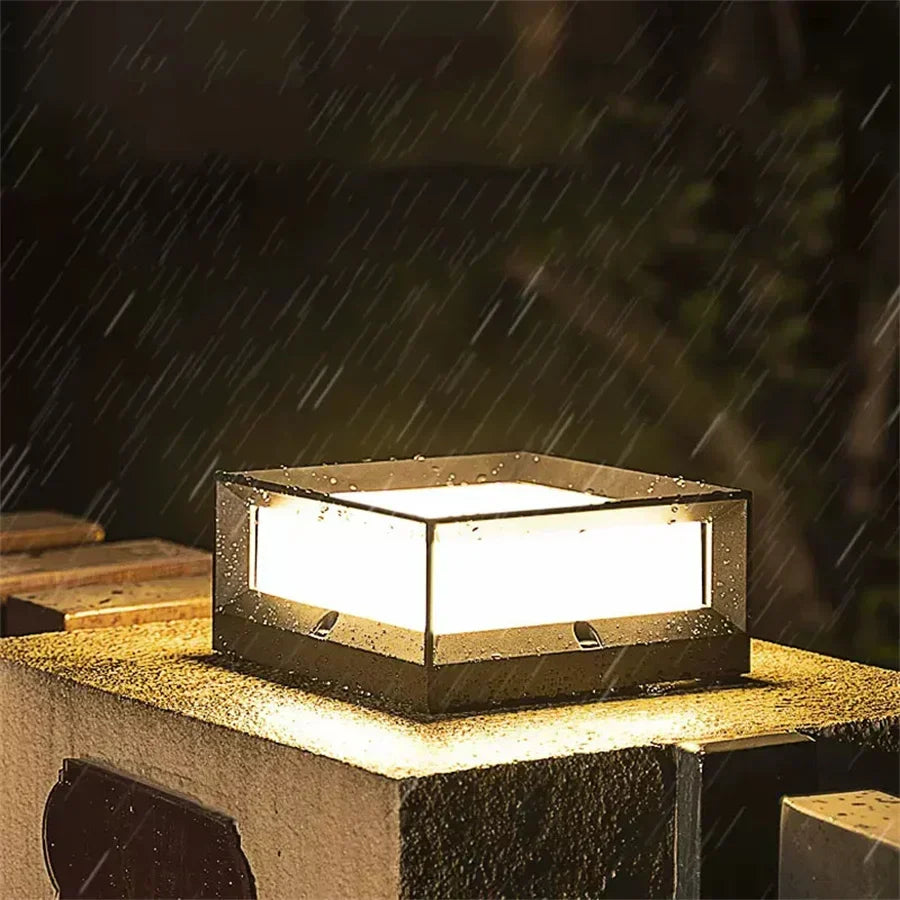 Altivara Outdoor Pillar Light – Modern LED Garden Post Lamp | Weatherproof Exterior Lighting for Pathways & Entrances