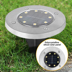 Solvique Ground Light Set – Solar LED Path Lights | Waterproof Outdoor Lighting for Gardens, Walkways & Steps