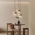 OSHIRA Travertine Pendant Light – Wabi-Sabi Natural Stone Hanging Lamp | Minimalist Japandi Ceiling Lighting