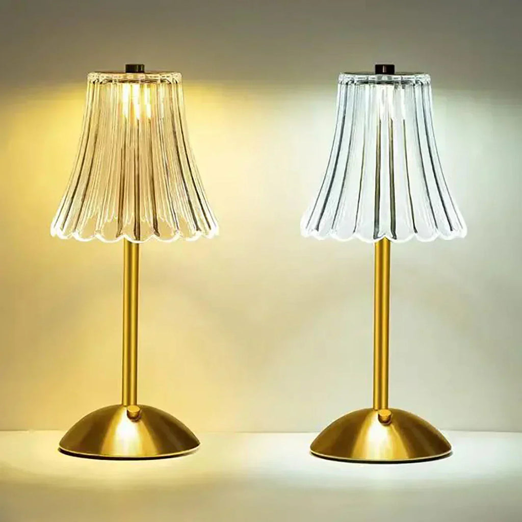 Aurora CrystalTouch – Classic Crystal LED Table Lamp with Touch Control
