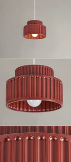 Veloura Resin Pendant Light – Nordic LED Ceiling Lamp | Minimalist Japandi Lighting for Modern Interiors