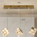 Aurelium Crystal Pendant Light – Modern Staircase Chandelier | Luxury LED Hanging Lamp for Grand Interiors