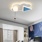 Astrova Cloud Ceiling Light – LED Astronaut Ceiling Lamp | Dimmable Kids Room Lighting with Remote Control