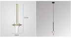 Aureline Glass Pendant Light – Luxury Nordic LED Hanging Lamp | Modern Designer Lighting for Elegant Interiors