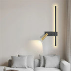 NordAura Dual Wall Light – Scandinavian Up & Down Wall Lamp | Modern Ambient Lighting | Minimalist Interior Design