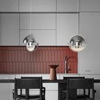 Sculptural Globe LED Pendant Light – Scandinavian Designer Ceiling Lamp | Dimmable Ambient Lighting | Contemporary Statement Chandelier