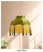 Versailles Tassel Pendant Light – French Vintage Chandelier | Luxury Fabric Ceiling Lamp | Timeless Interior Elegance