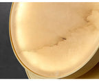 Marble Wall Light – Modern Gold LED Wall Lamp | Luxury Ambient Lighting | Contemporary Stone Interior Feature