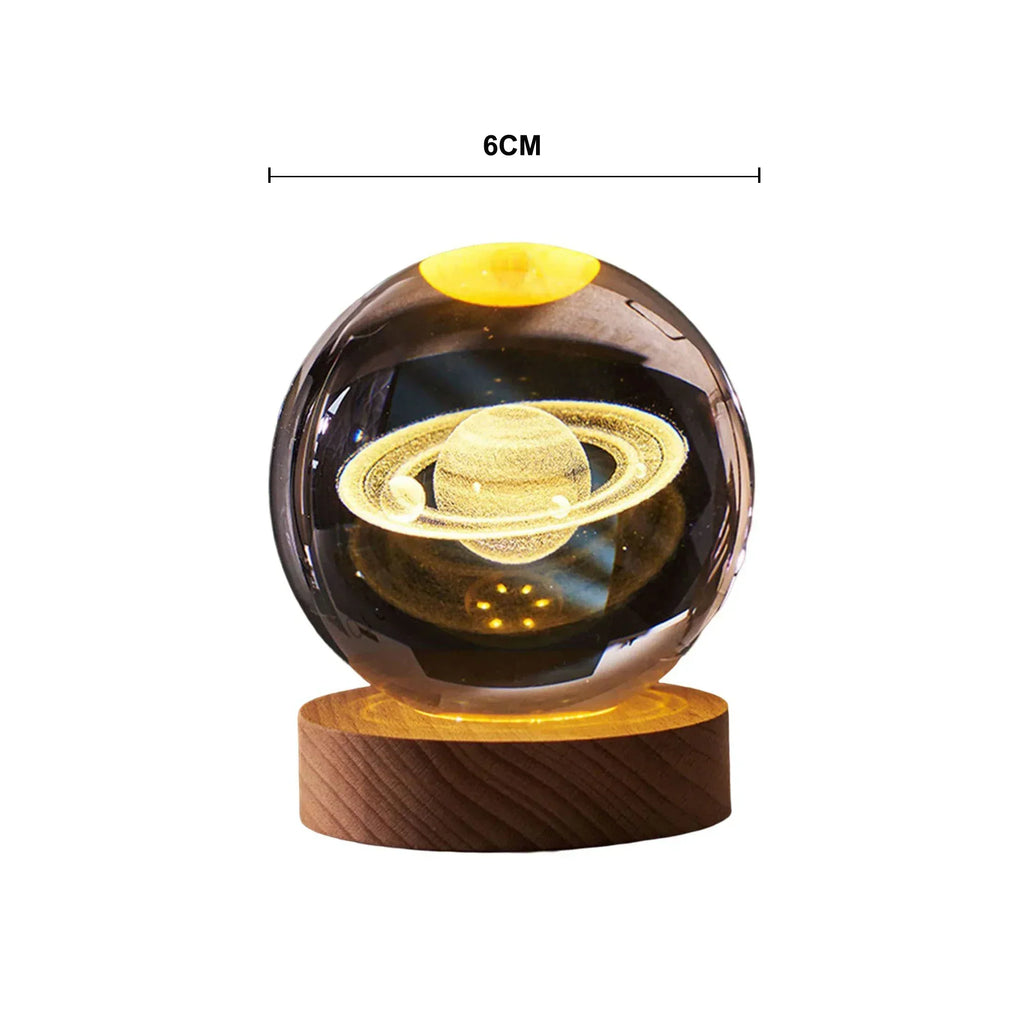 Lumea Galaxy Crystal Night Light – Celestial Ambience for Every Space