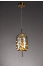 Modern Glass LED Pendant Light – Dimmable Hanging Ceiling Fixture | Luxury Designer Chandelier | Contemporary Home Lighting
