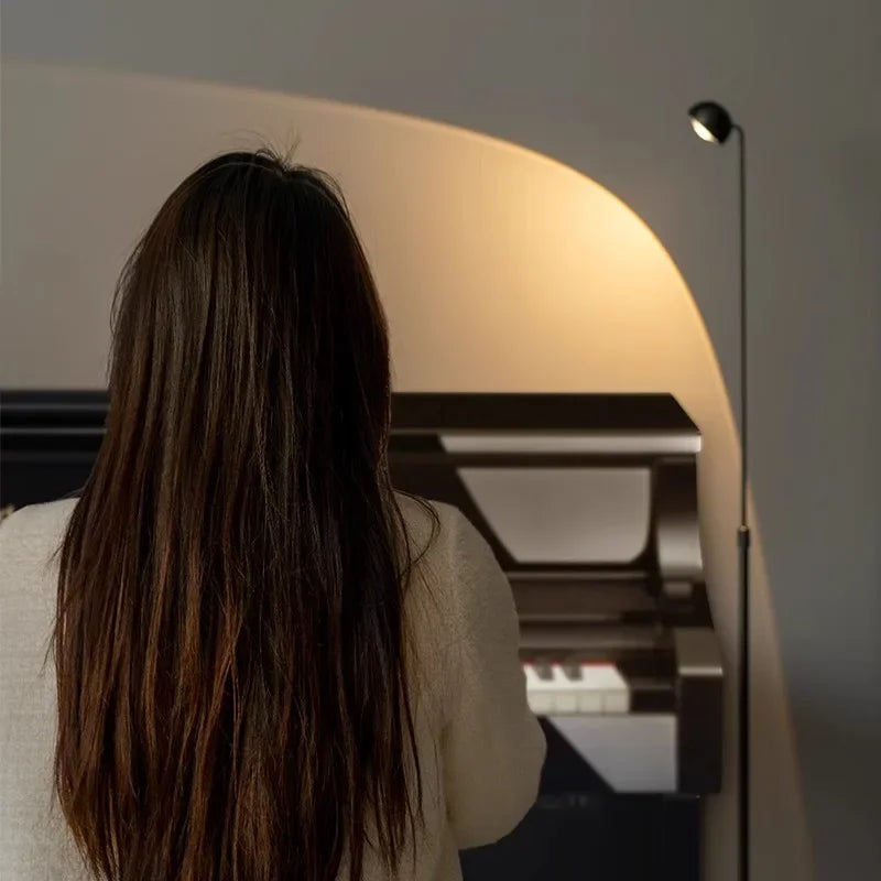 Nordica Arc Floor Lamp – Adjustable LED Reading Light | Scandinavian Designer Standing Lamp