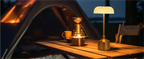 LumiVintage 3000 – Retro LED Table Lamp with Touch Dimming & Rechargeable Battery