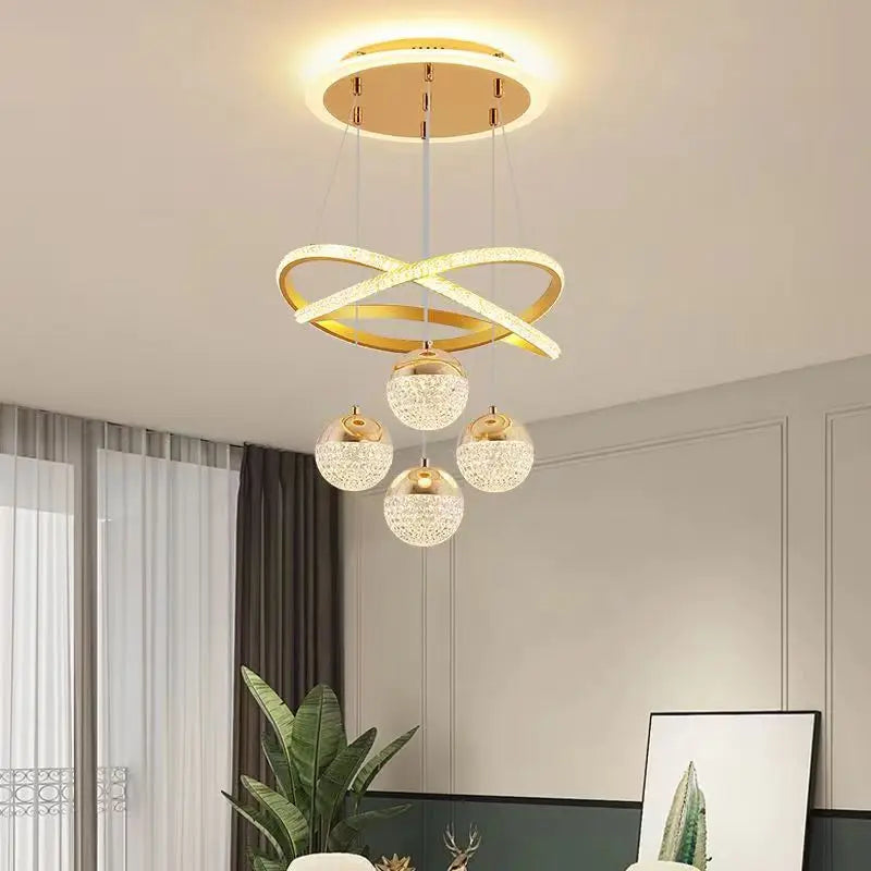 Aurevista LED Pendant Light – Modern Art Deco Hanging Lamp | Elegant Ambient Lighting for Contemporary Interiors