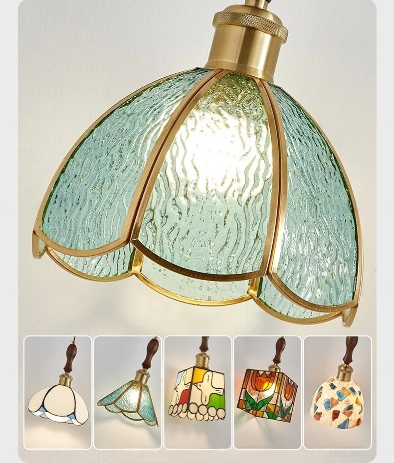 Heritage Tiffany Pendant Light – Stained Glass Ceiling Lamp | Vintage Ambient Lighting | Timeless Interior Elegance