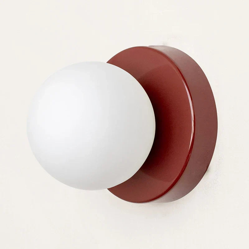 Nordic Orb Glass Pendant Light – Scandinavian LED Ceiling Light | Soft Ambient Illumination | Modern Interior Elegance