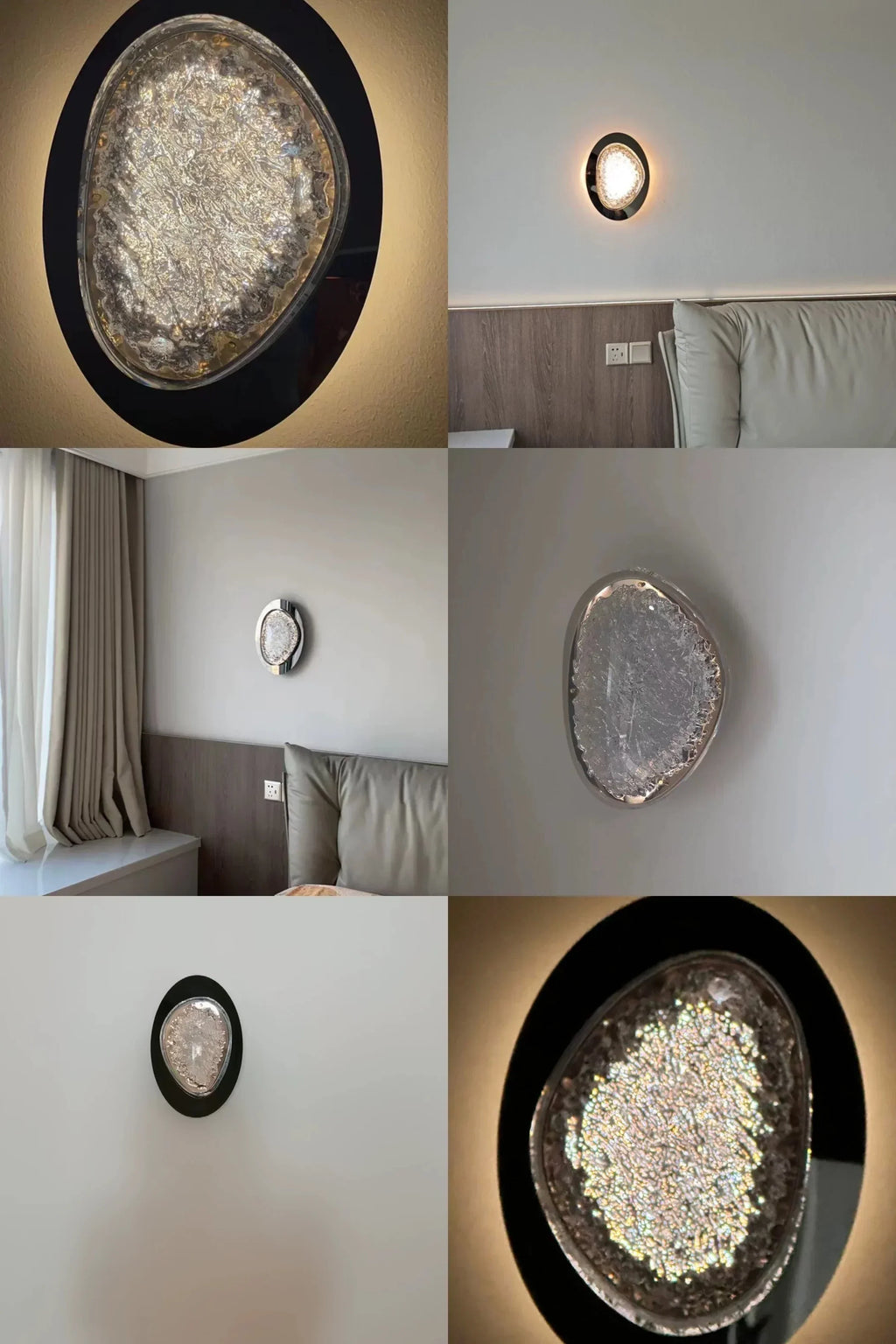 Crystal Arc Wall Light – Art Deco LED Wall Lamp | Luxury Acrylic Lighting | Contemporary Interior Statement