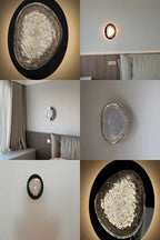 Crystal Arc Wall Light – Art Deco LED Wall Lamp | Luxury Acrylic Lighting | Contemporary Interior Statement