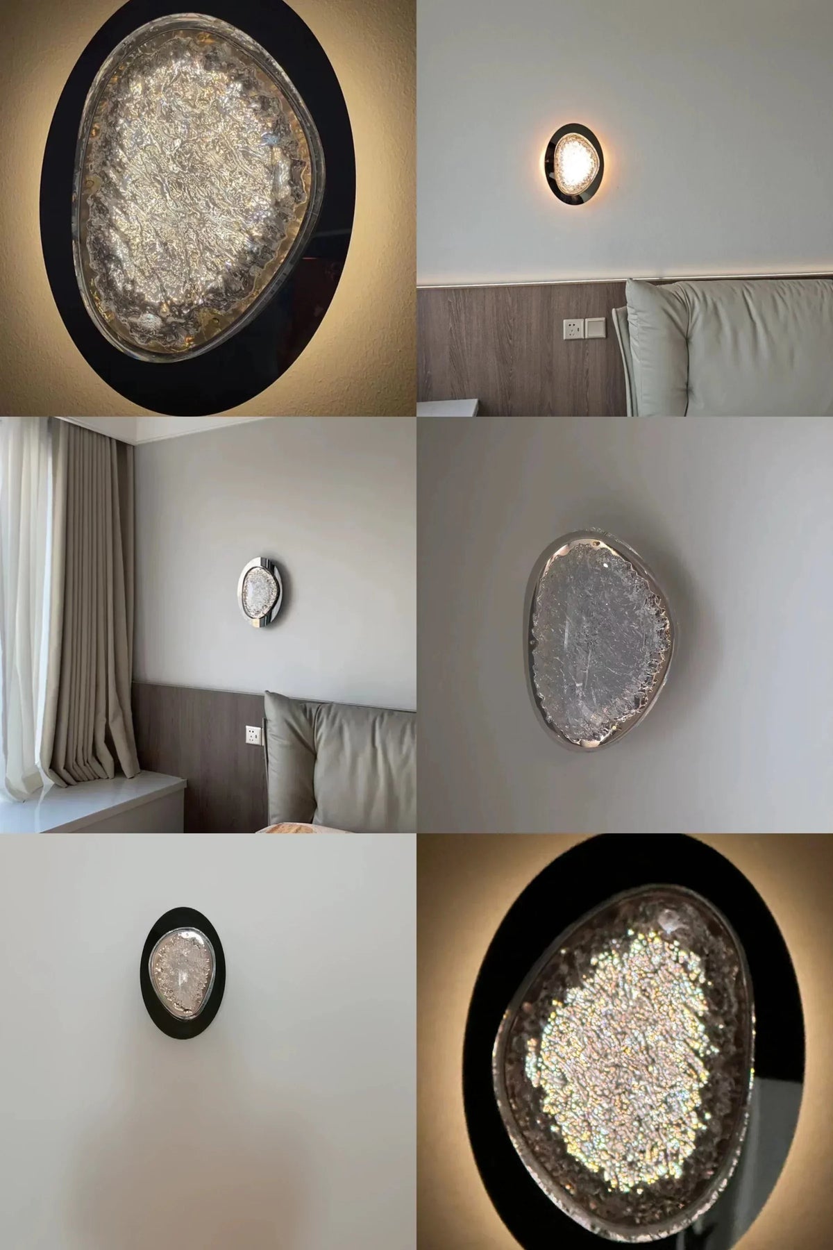 Crystal Arc Wall Light – Art Deco LED Wall Lamp | Luxury Acrylic Lighting | Contemporary Interior Statement
