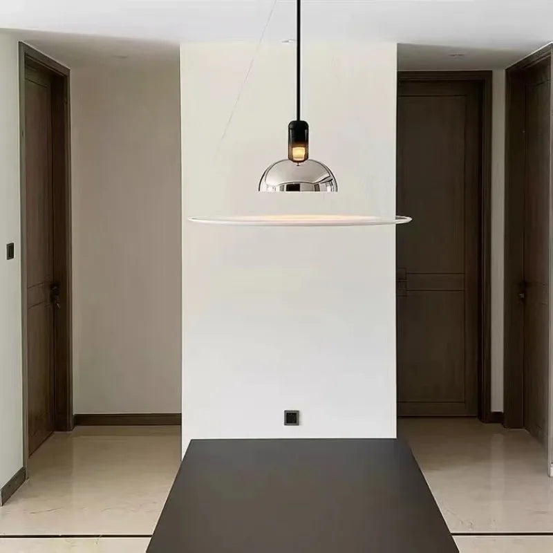 Modern Designer Pendant Light – Minimalist E26 Ceiling Lamp | Contemporary Dining & Bar Lighting | Luxury Interior Statement