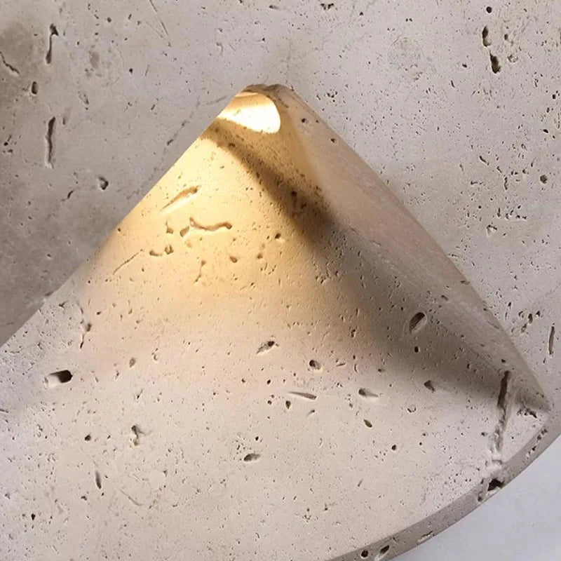 ArtaStone Wall Light – Natural Stone LED Wall Lamp | Art Deco Ambient Lighting | Luxury Interior Statement
