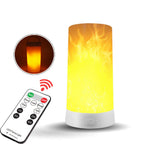 EmberAura Rechargeable Flame Lamp – USB LED Ambient Light with 4 Lighting Modes | Realistic Flame Effect Lamp