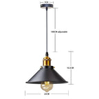 Ferrova Vintage Pendant Light – Industrial LED Hanging Lamp | Retro Loft Lighting for Modern Interiors