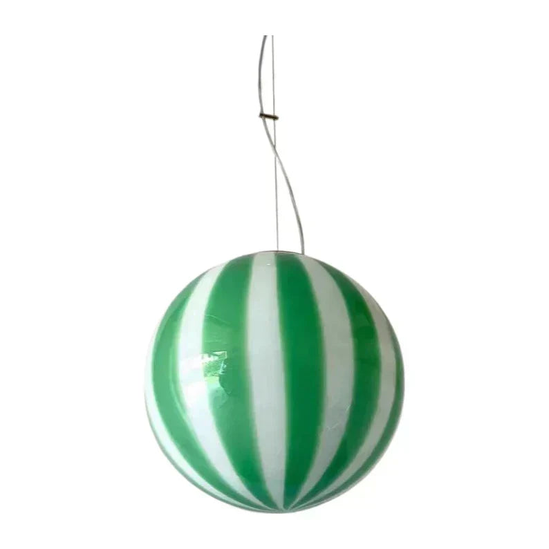 Coloured Glass Globe Pendant Light – Modern E26 Ceiling Lamp | Designer Ambient Lighting | Elegant Contemporary Statement