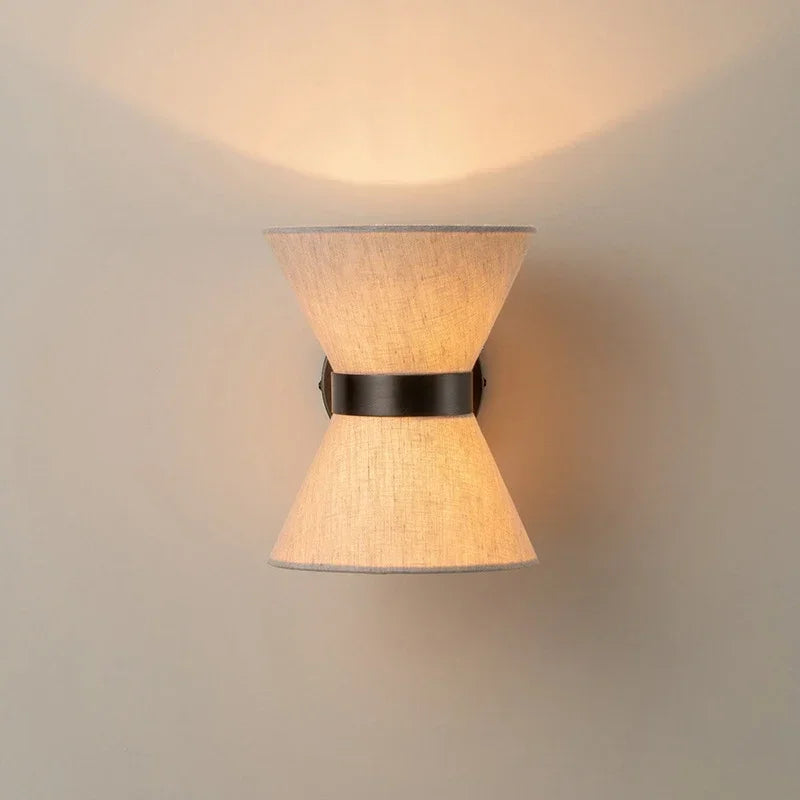 Hikari Fabric Wall Light – Wabi-Sabi LED Wall Lamp | Japanese Minimalist Lighting for Serene Interiors