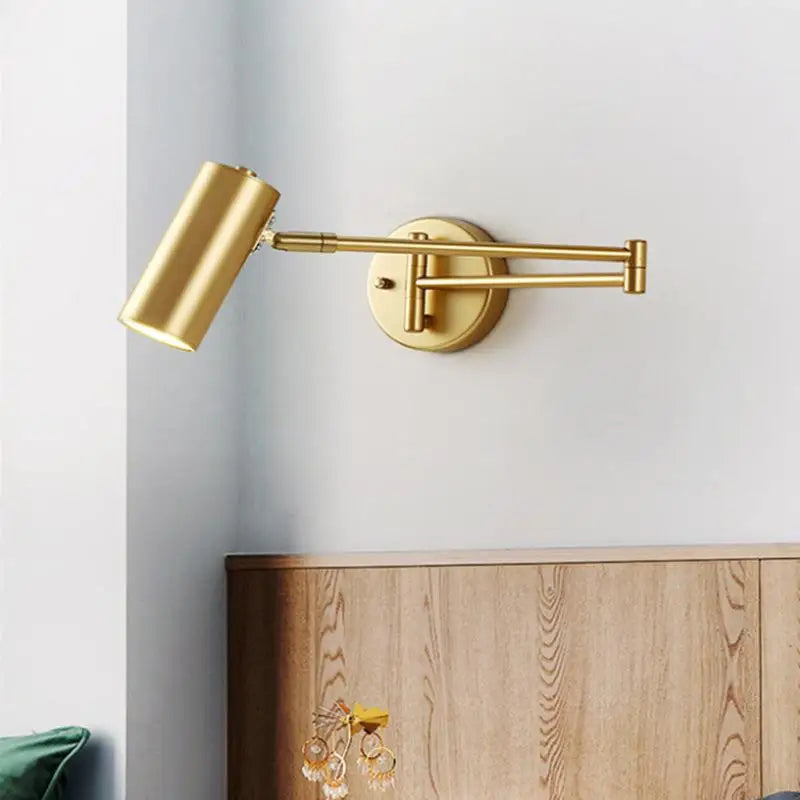 FlexArm LED Wall Light – Adjustable Swing Arm Lamp | Modern Reading Light | Contemporary Interior Lighting