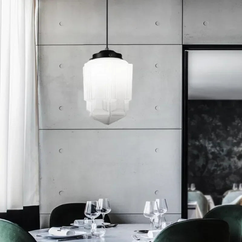 Aurelia Globe Pendant Light – Mid-Century Glass Ceiling Lamp | Art Deco Statement Lighting