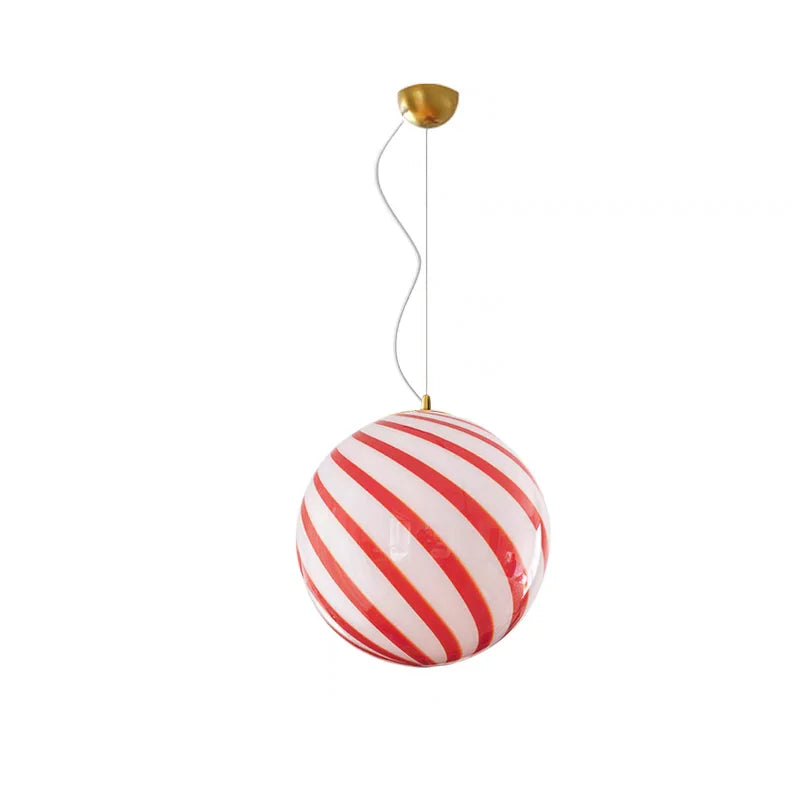 Coloured Glass Globe Pendant Light – Modern E26 Ceiling Lamp | Designer Ambient Lighting | Elegant Contemporary Statement