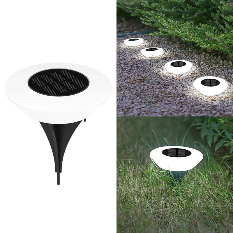 SOLAR360 LED Ground Lights – Solar Outdoor Landscape Lighting | IP65 Waterproof 360° Illumination
