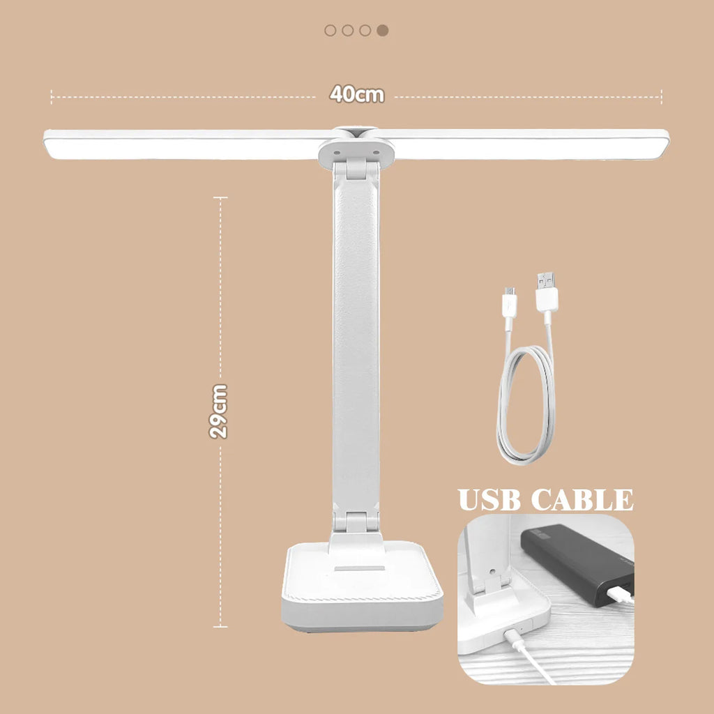 LumoFlex – Rechargeable Foldable LED Desk Lamp with Touch Control & Eye-Friendly Lighting