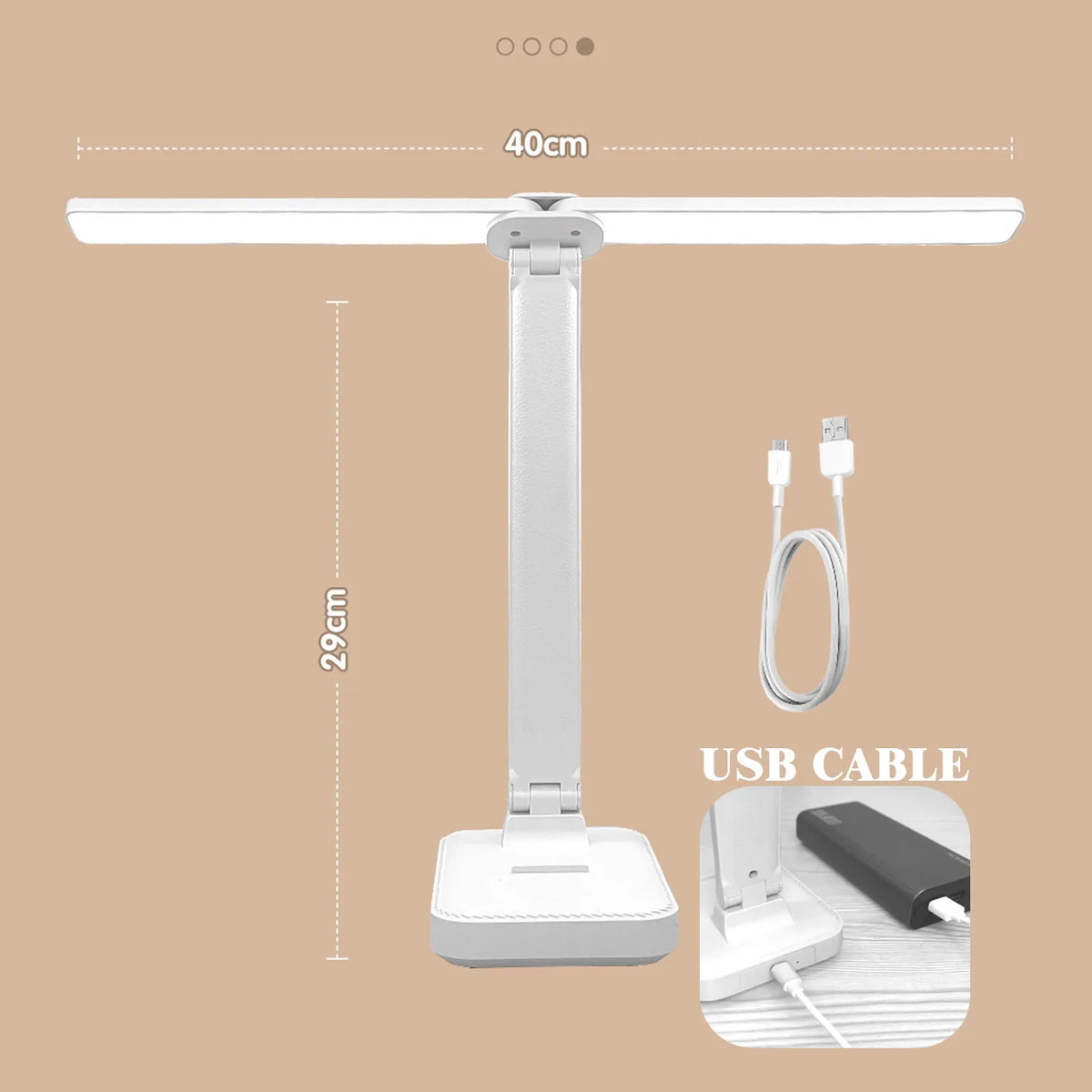 LumoFlex – Rechargeable Foldable LED Desk Lamp with Touch Control & Eye-Friendly Lighting