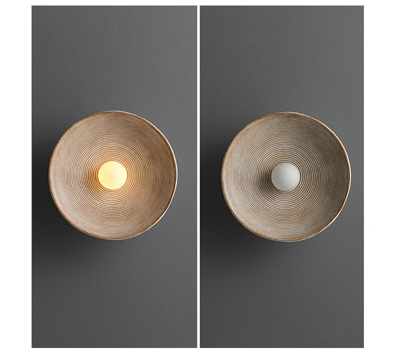 SpinAura LED Wall Light – Modern Spiral Wall Lamp | Up & Down Ambient Lighting | Contemporary Interior Design