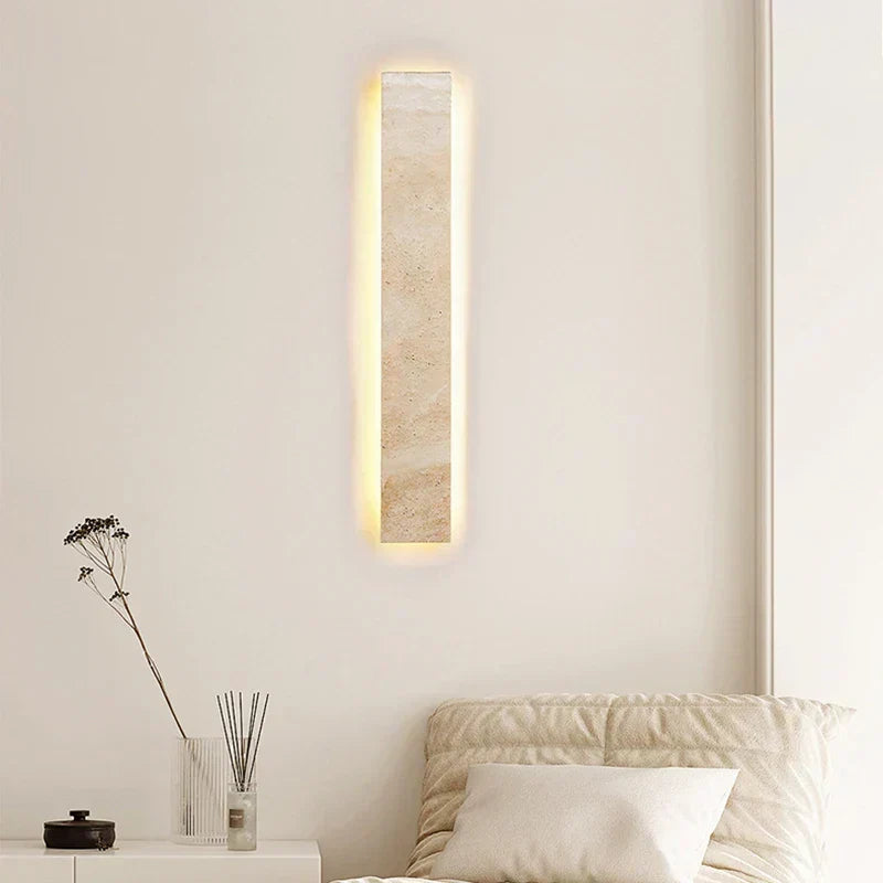 TerraLinea Wall Light – Natural Stone LED Wall Lamp | Modern Ambient Lighting for Contemporary Interiors