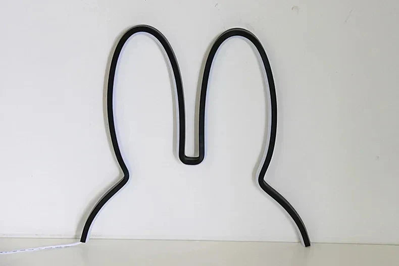 LumiHase LED Night Light – USB Wall Lamp with Bunny Ear Design