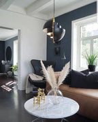 Sculptural Globe LED Pendant Light – Scandinavian Designer Ceiling Lamp | Dimmable Ambient Lighting | Contemporary Statement Chandelier