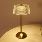 LumaGlow Touch – Rechargeable Glass LED Night Lamp